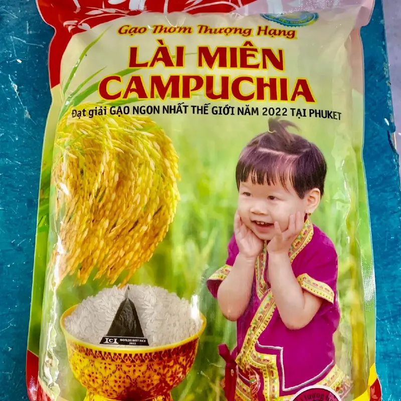 5kg gạo Lài Campuchia mùa 6 tháng độ dẻo cao màu trắng 0