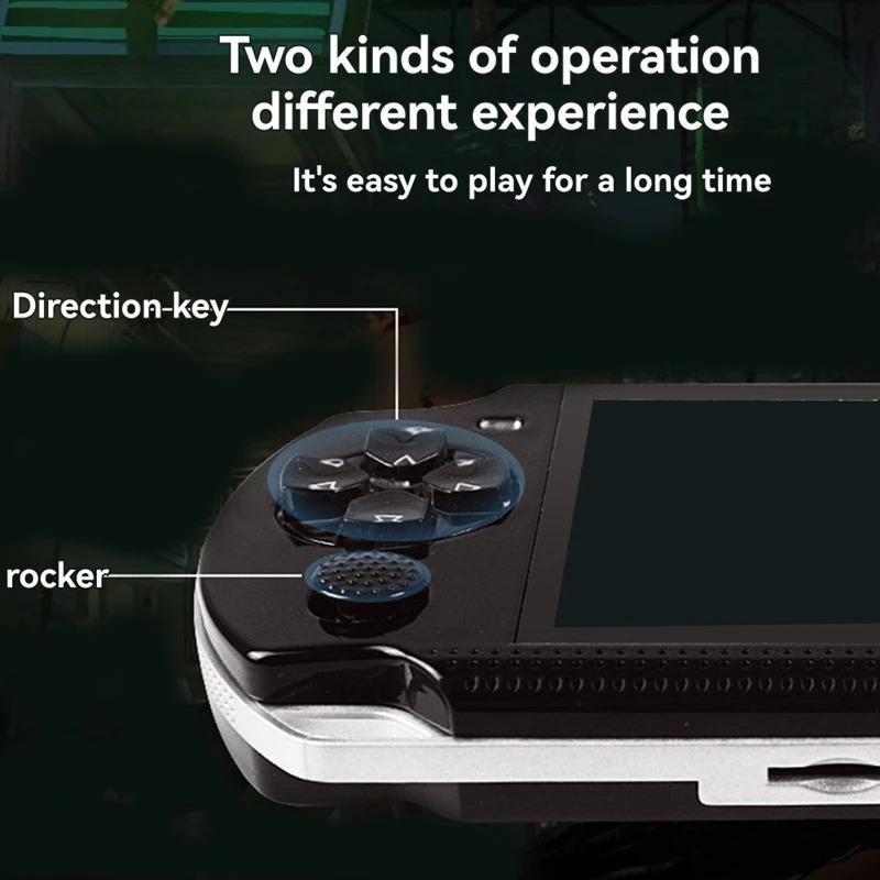 Product Introduction of 2025 X6 Handheld Game Console 4.3 Inch Screen Mp4 Player Mp5 Game Player 8Gb Support For Psp Game Camera Video E-Book A 4