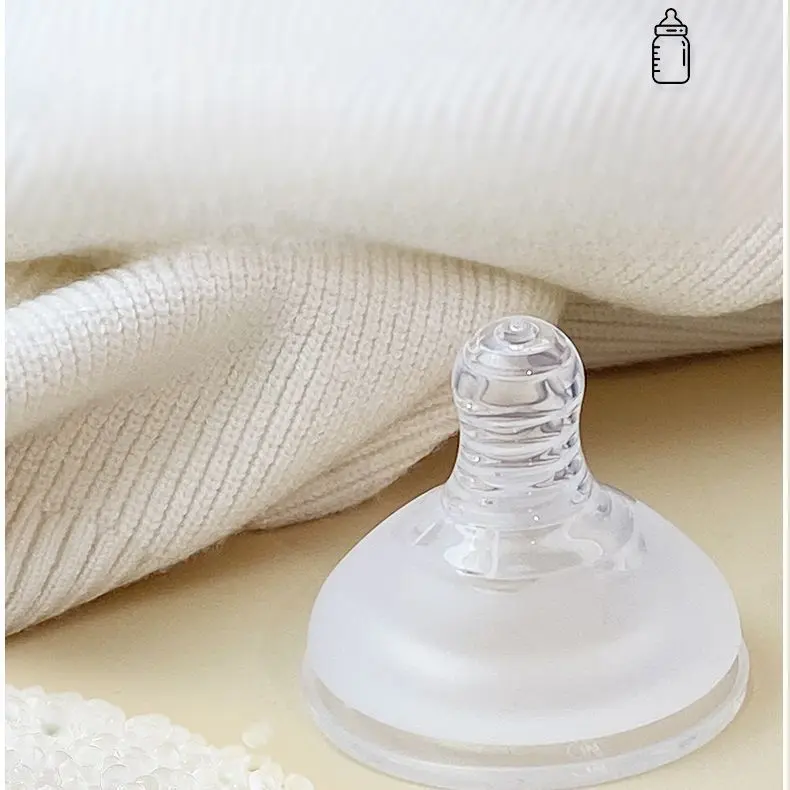 5cm Wide Diameter Baby Pacifier Universal Breast Milk Resistant Bite Real Feel Food Grade Newborn Pacifier