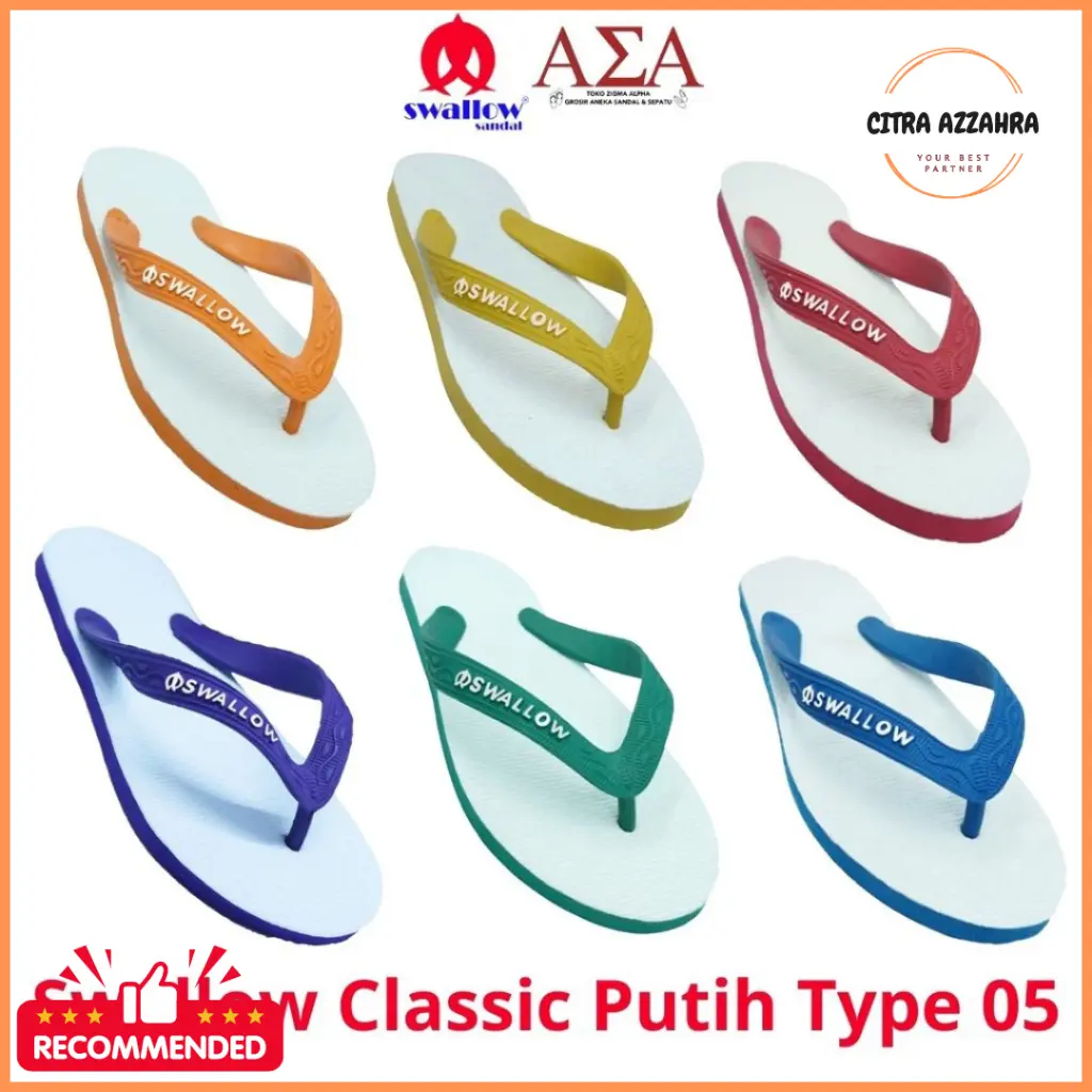 Sandal Jepit Swallow Polos ukuran 10, 10.5, 11, 11.5, 12 GROSIR Sendal Karet