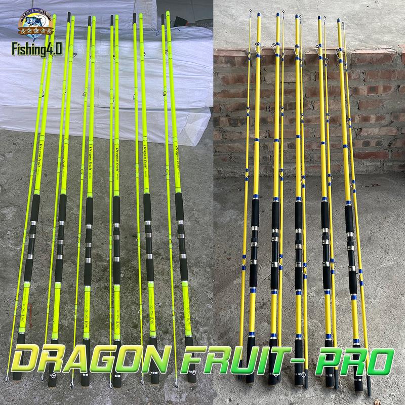 Cần Câu Máy Dragon Pro và Dragon fruit câu cá đa năng đủ size từ 1m8 đến 3m0 - BB42 Bắt Cá Đi Câu