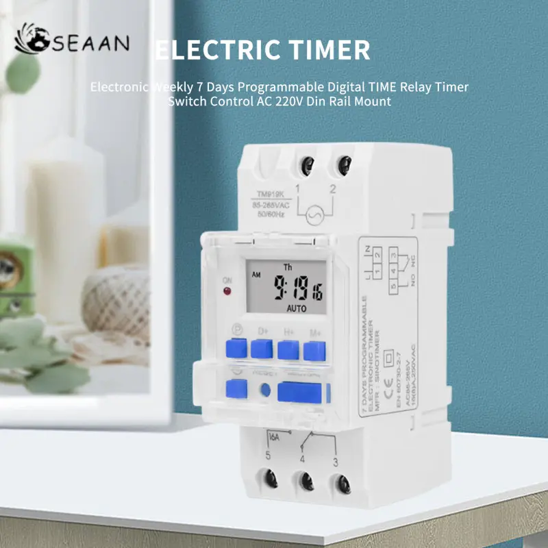 Electronic Weekly 7 Days Programmable Digital TIME Relay Timer - TikTok ...