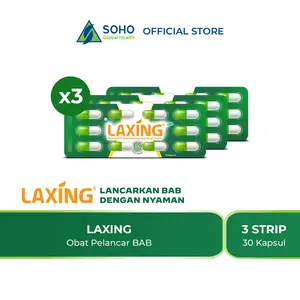 Laxing melancarkan BAB 3 Blister @10 Kapsul