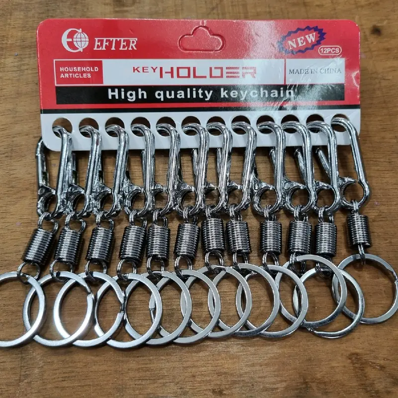 Grosir Gantungan Kunci Ring Per Stainless lusinan isi 12pcs 0