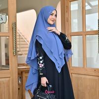 Gambar Quail Hijab - Verina Exclusive Khimar Instan | Jilbab Kerudung Instan Khimar Layer Cerutty Premium Magnum Duluxe - peach dari Quail Hijab Kab. Bantul 2 Tokopedia