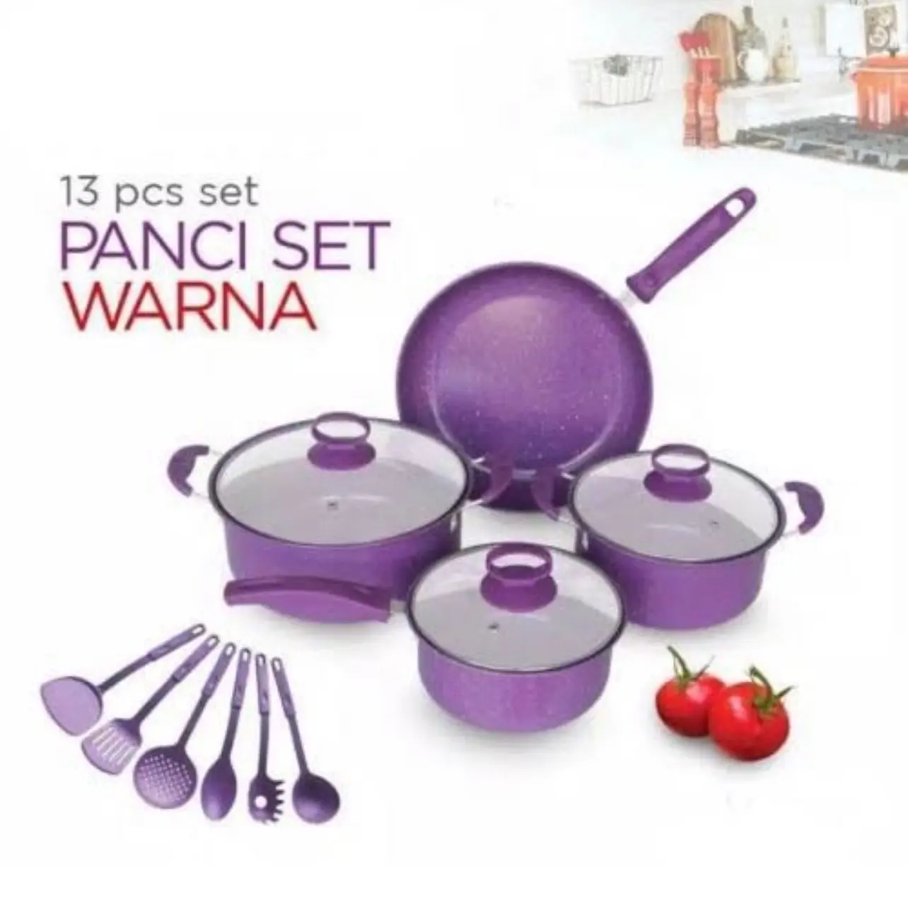 Panci set 13 pcs - Berkualitas - Tebal - Shop | Tokopedia