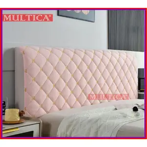 MULTICA COD Sarung Kepala Tempat Tidur Tebal Mewah Warna Solid, Premium, Empuk Cover Divan Premium
