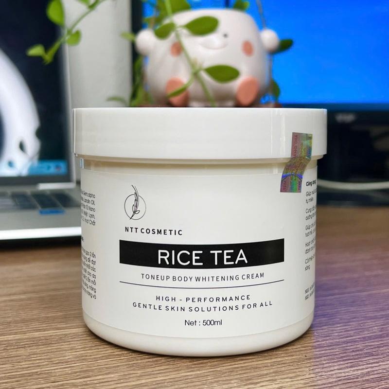 500gr HOA GẠO - KEM BODY DƯỠNG TRẮ.NG, CẤP ẨM CAO CẤP (Dưỡng da body)