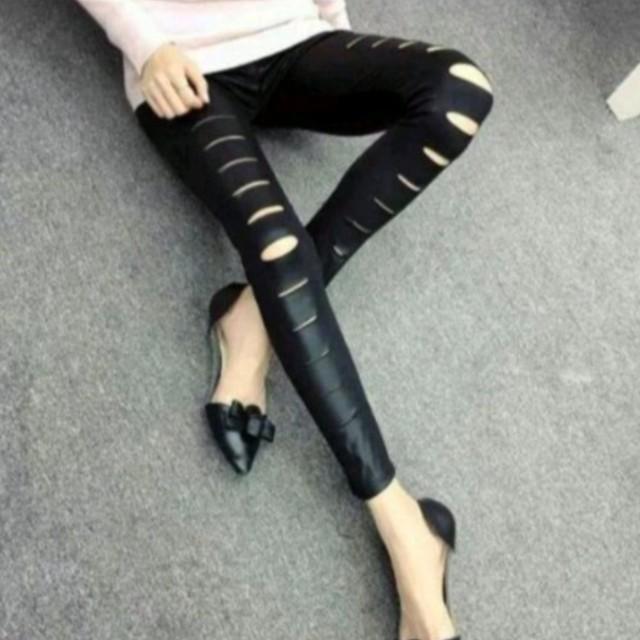 Product Introduction of Legings latek sobek import/leginga latek model ripped 2
