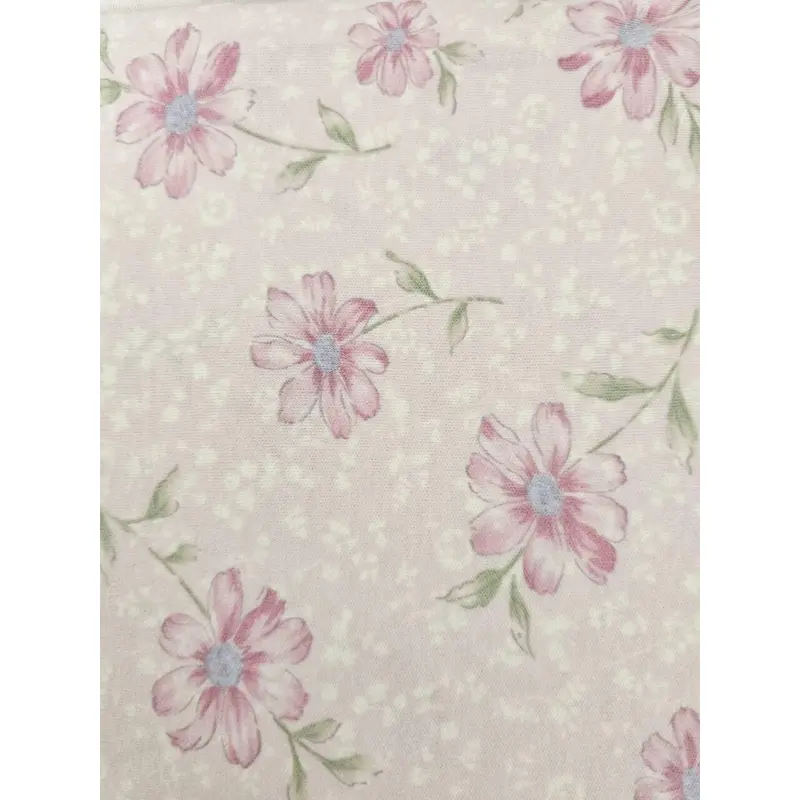 Vải thun cotton hoa,  hoa văn màu sắc trang nhã, thấm hút tốt, phù hợp may cho trẻ em, đồ bộ mặc nhà 4