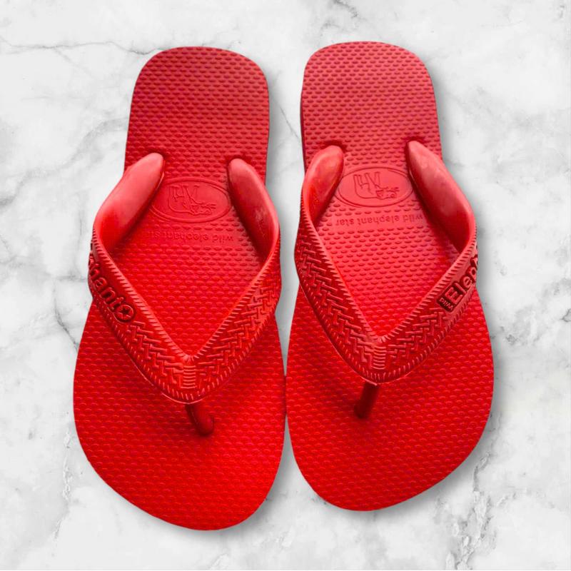 Dép xỏ ngón, dép tông cá tính nam nữ chất cao su mũi tròn đi biển du lịch - DéP Đế Bằng