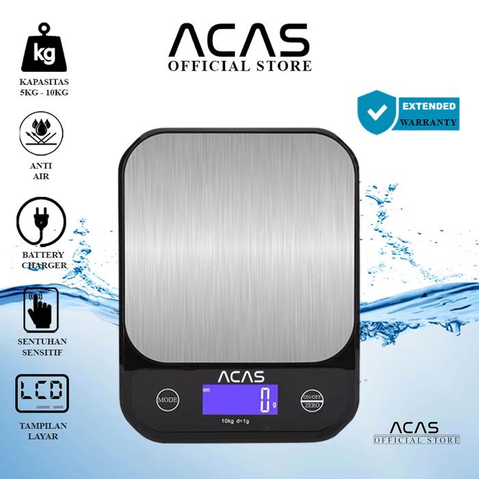 Promo ACAS WH-B28 5Kg - 10Kg Timbangan Waterproof Digital Elektronik ...