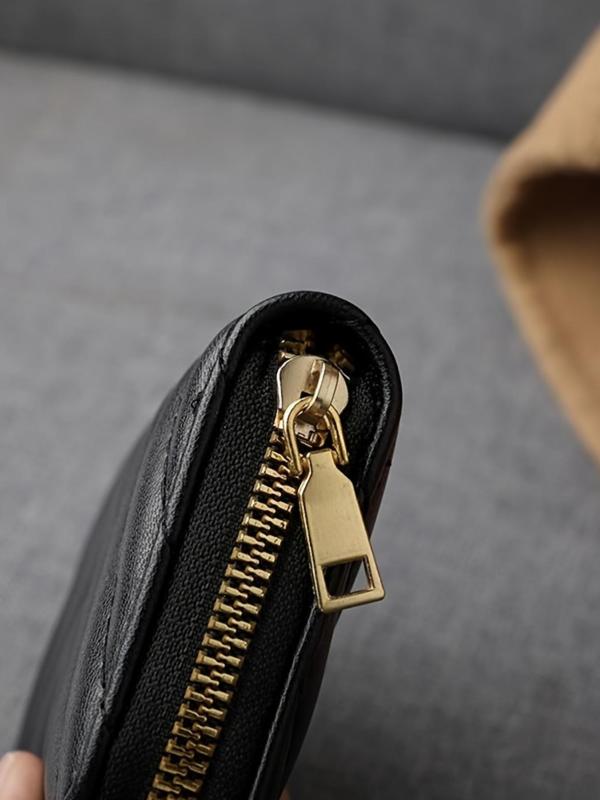Women's Minimalist Plain Color Card Holder, Fashionable PU Leather Card Holder, Casual Trendy Versatile High-quality Daily Wallet 2