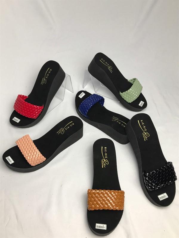 Product Introduction of sandal wedges wanita kokop//slop kepang anyam terbaru2023 Sendal 2
