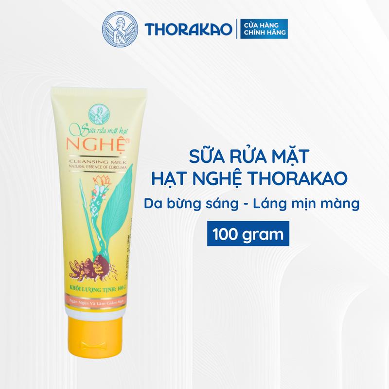 Sữa Rữa Mặt Hạt Nghệ Thorakao Giúp Sáng Da Giảm Mụn 100G