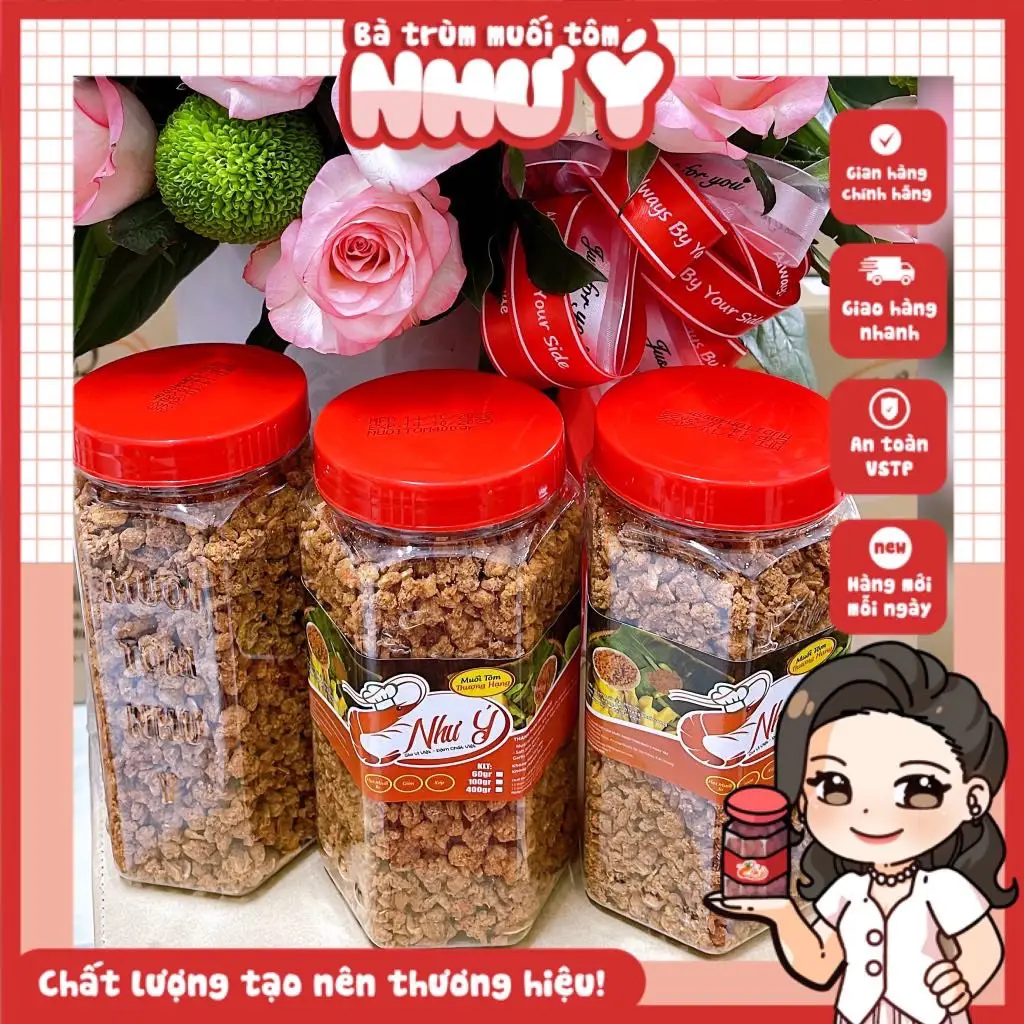Muối Tôm Như Ý - Hàng Chính Hãng Date Mới Ra Lò [400G] - Gia Vị Thiết Yếu