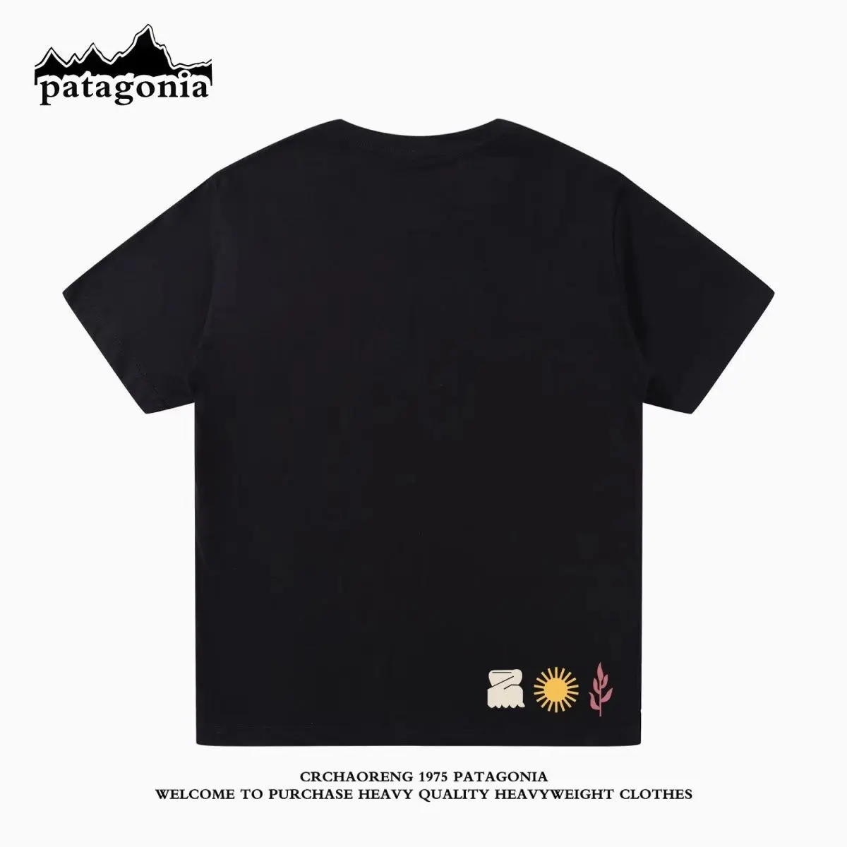 Áo Thun Cotton Dáng Rộng Tay Ngắn, Patagonia, Áo Thể Thao Thường Ngày Cho Cặp Đôi, Thiết Kế In Hình, Dành Cho Nam