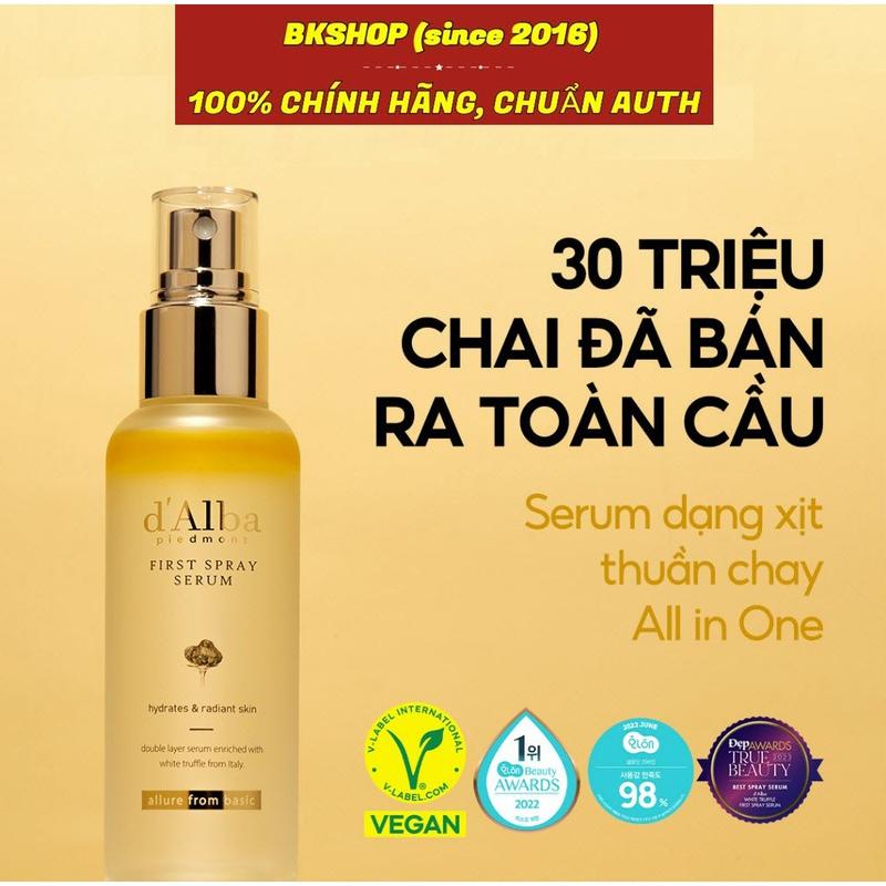 dạng xịt khoáng căng bóng da First Spray 100ml Dalba - Hàn Quốc