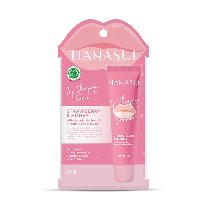 Hanasui Lip Sleeping Serum Strawberry & Honey 3
