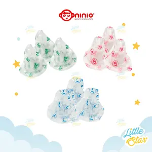 3 Pcs Set Paket Dot Botol Sumo Ninio Bayi Standard Silicone Nipple Peristaltik Slim Neck Karet BPA Free