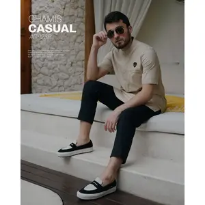 SAMASE Ghamis Casual Series Lengan Pendek R123P Cotton Oxford