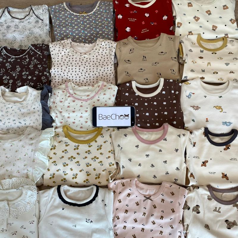 Product Introduction of Bộ đồ ngủ mặc nhà dài tay thu đông BAECHOO, set homewear AMBB bé gái, bé trai 1-5 tuổi, thun cotton co giãn giữ nhiệt 6