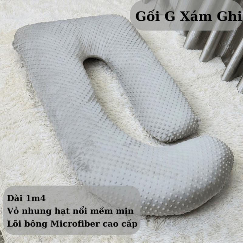 Gối ôm bà bầu có hạt mát xa cao cấp cho mẹ bầu vải nhung có hạt nổi giúp xoa dịu nhẹ nhàng cơ thể giúp ngủ ngon và sâu hơn giảm đau lưng tức bụng kt lớn1m3"6ocm"32kg 2lớp vệ sinh dễ dàng cho mẹ Voi