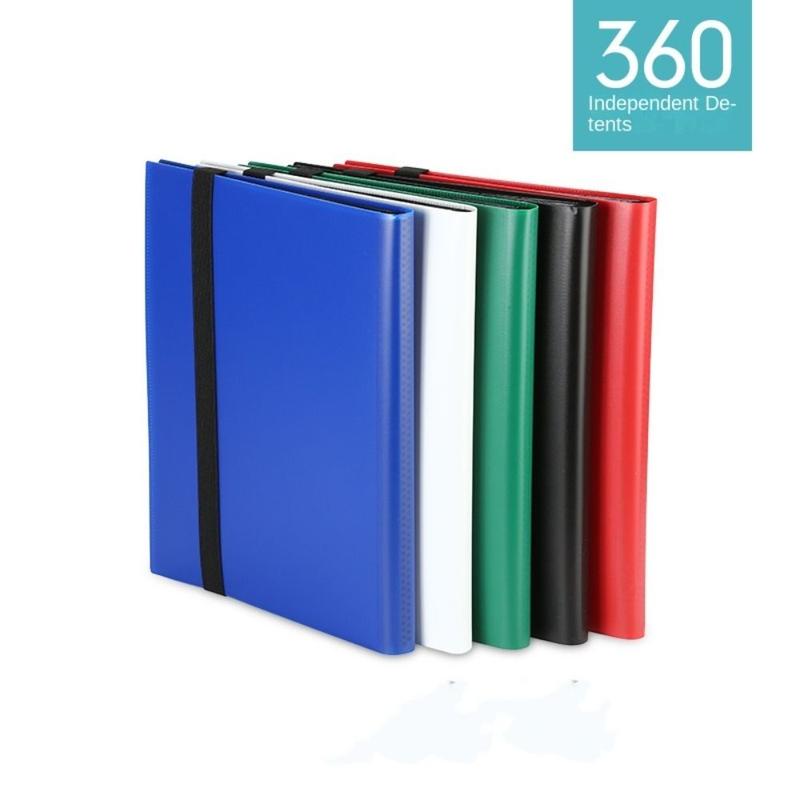 Product Introduction of New 9 Pockets Trading Card Collection Notebook Portable Carrying Binder 360 Cards Holder Game Cards Binder Card Collection 10