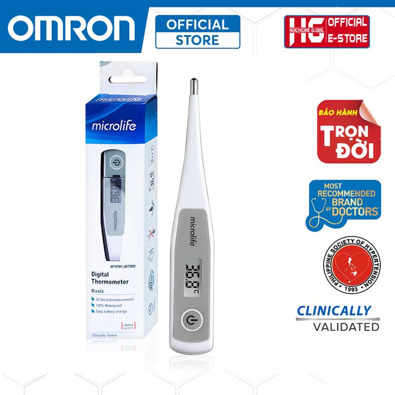 Nhiệt Kế Điện Tử Microlife MT500 | Độ Chính Xác Cao Cho Kết Quả Nhanh Trong 30s | Bảo Hành Chính Hãng Trọn Đời