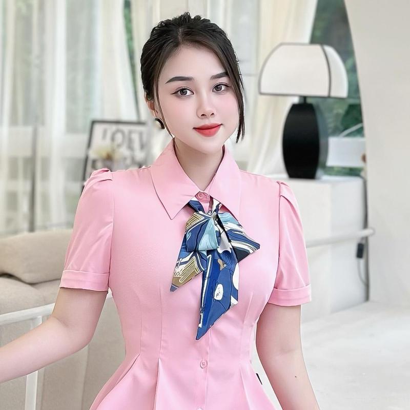 UK Fashion  Khăn Buộc Nơ Cổ Thời Trang Tiết Nổi Bật, Dễ Phối Đồ với áo Sơ Mi, Áo Vest NKPK2203001 Hoa Voi