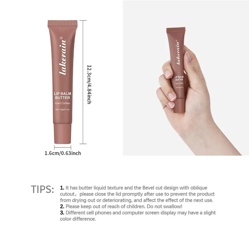 Lip Butter Balm, Moisturizing Lip Balm Set, Sheer Lip Tint, Hydrating Lip Stain, Lip Care Smooth Products for Women & Girls, Plumping Lipstick, Lip Moisturizer, Hydrate, Nourishing Glossy Lip Balm 1