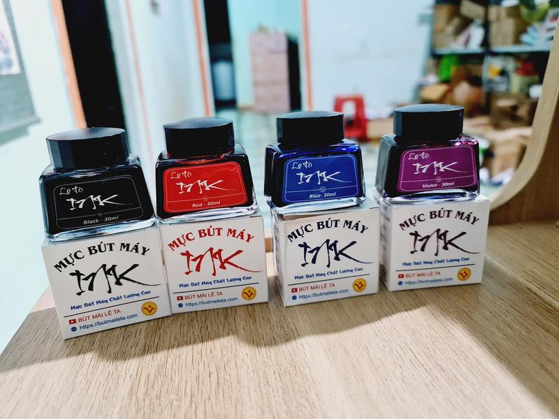 Mực Ink Leta lọ 30ml nhanh khô, không lắng cặn, bền màu - 1 lọ