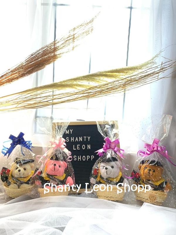 boneka wisuda keranjang / souvenir wisuda 3