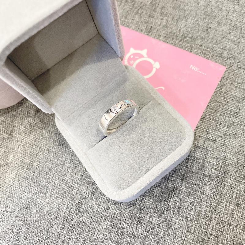 Nhẫn đôi cánh thiên thần chỉnh được cỡ tay 3