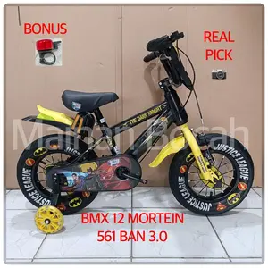 SEPEDA ANAK BMX 12 INCH CENTRUM AGRIBIRD - 561 BLACK