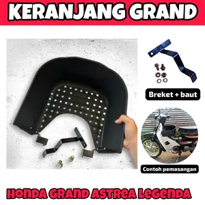 keranjang bagasi plastik tengah honda astrea grand bulus legenda impresa motor honda grand Accessories Baut