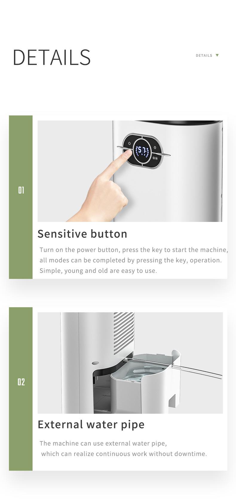 Product Introduction of Dehumidifier Household Dehumidifier Small Bathroom Dehumidifier Drying Bedroom Mini Moisture Absorber Indoor Moisture-Proof 18
