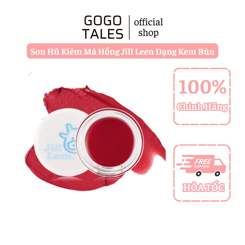 [JILL LEEN] Son Hũ Kiêm Má Hồng Jill Leen Dạng Kem Bùn Mịn Lì Lâu Trôi Dưỡng Ẩm Mềm Mịn GOGOTALESVN