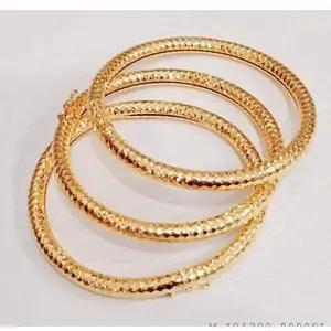 kroncong dewsa, gerigi kancing isi 3pcs xuping lapis emas 24k