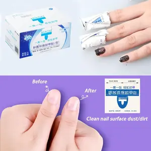 Nail Gel Polish Remover 30pcs 100pcs / Penghapus Kutek Gel / Remove Nail UV Gel / Cleaner Wraps Foil Wipe Penghapus Kutek Gel