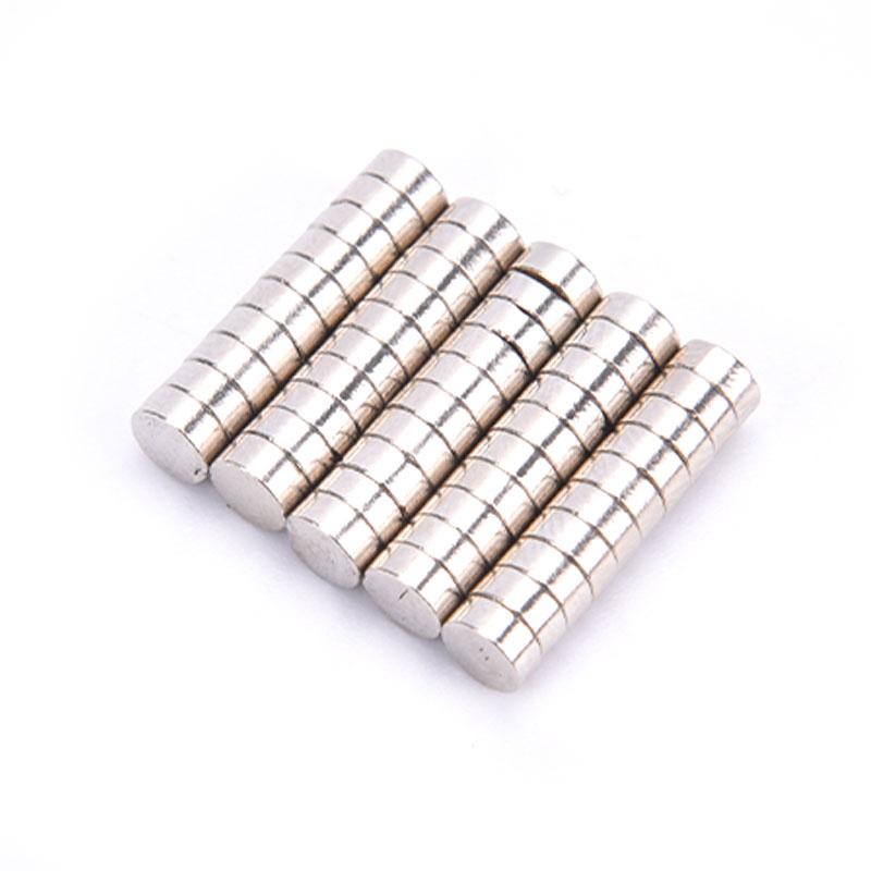 Product Introduction of 50Pcs 4x2mm Round Shape Earth Neodymium Super Strong Magnetic Magnet 9