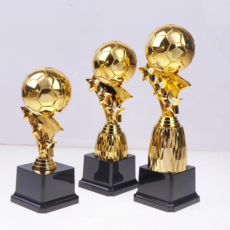 Product Introduction of High Quality Plastic Golden Ball Awards Trophy Model Soccer Competition Small Prize Cup Excellent Player Award Craft Souvenirs Soccer Trophies Children Award Prize 14