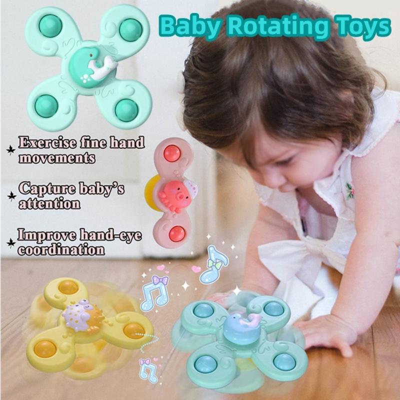Cartoon Insect Rotating Rattle Baby Toys For 0-36 Months Finger ...