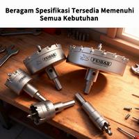 Gambar FEIBAO Mata Bor Pelubang Logam TCT 16mm–100mm Hole Saw Besi Aluminium Tajam Tahan Aus untuk Perkakas - 17.5mm dari feibaotoolsjakarta Kota Administrasi Jakarta Utara 2 Tokopedia