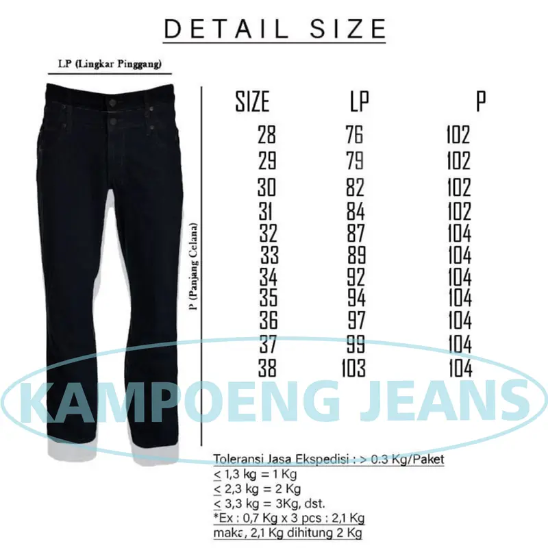 Celana Jeans Panjang Pria Snow Black / Celana Jeans Pria Reguler denim lembut 4