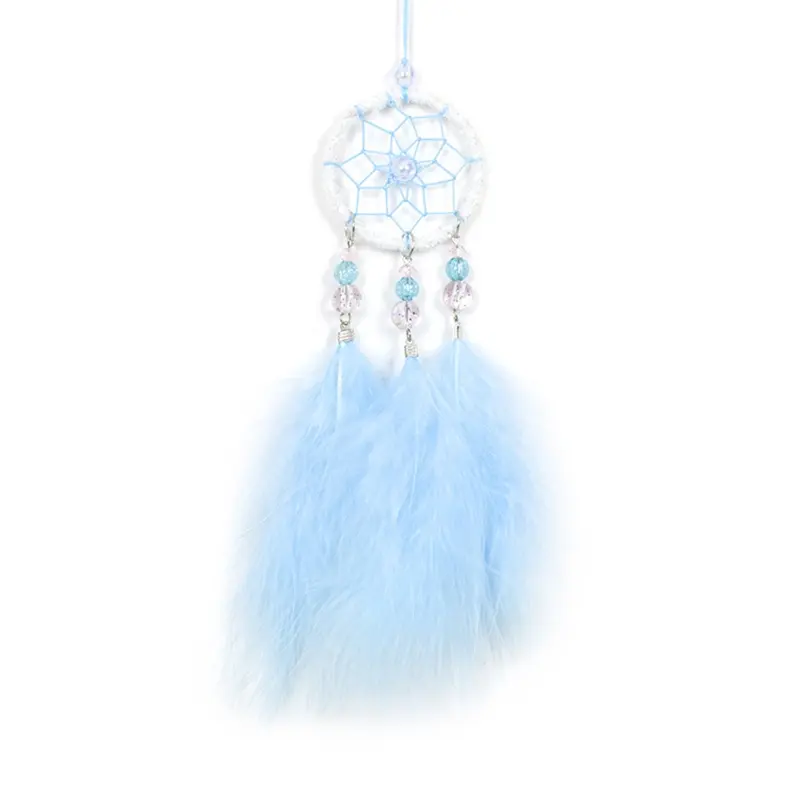 Dream Catcher, Mặt Dây Chuyền Treo Hạt Lông Vũ, Đồ Trang Trí Treo Tường, Đồ Trang Trí