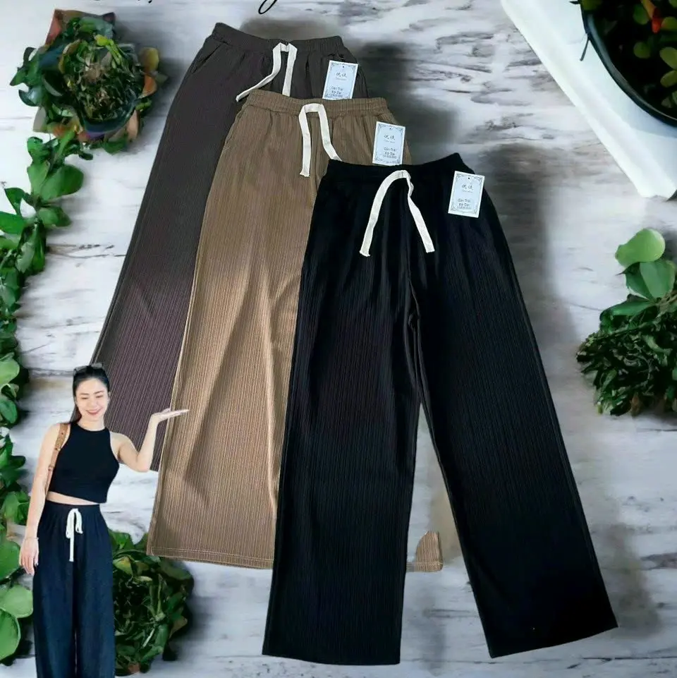Quần Tăm dài Nữ Có Túi  Menswear - Giá Siêu Rẻ