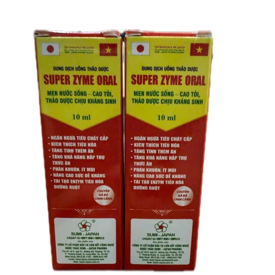 2 LỌ MEN TIÊU HÓA SUPER ZYM ORAL