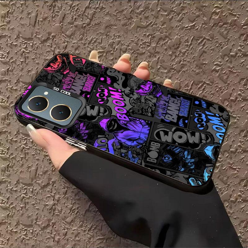 เคสโทรศัพท์, สำหรับ VIVO Y18 4G, Y03 4G, Y03T 4G, Y18E, Y18I 4G, Y28S 5G, Y37 5G, ดีไซน์การ์ตูนน่ารั