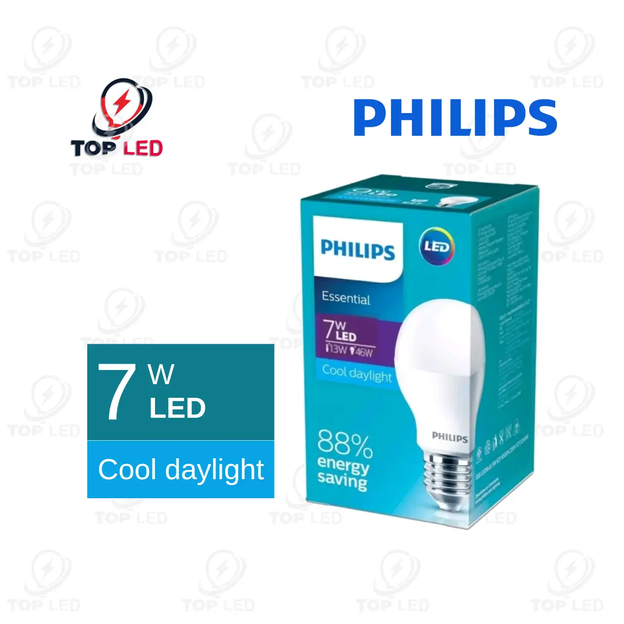 Philips Essential LED Bulb 7W E27 6500K - Cool Day Light